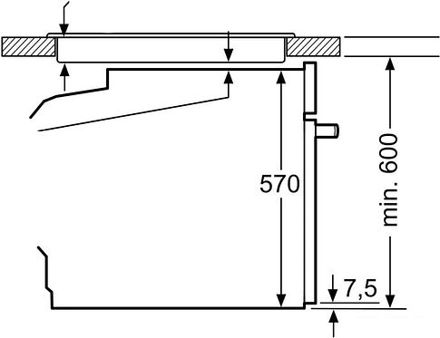 Электрический духовой шкаф Bosch HBT537FB0