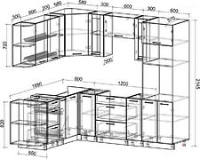 Готовая кухня Интерлиния Мила 1.88x2.4 левая без столешницы (дуб золотой/дуб золотой) Готовая кухня Интерлиния Мила 1.88x2.4 левая без столешницы (дуб золотой/дуб золотой)