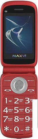 Мобильный телефон Maxvi E6 (красный)
