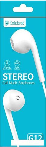 Наушники Celebrat G12 (белый)
