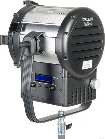 Лампа GreenBean Fresnel 200 RGB X3 DMX 28631