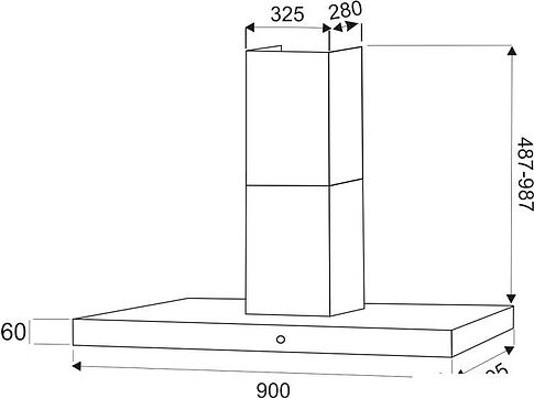 Кухонная вытяжка Exiteq Ex-1069