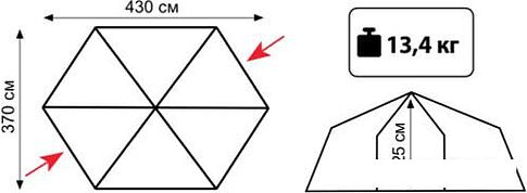Палатка TRAMP Mosquito LUX v2