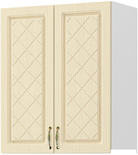 Шкаф навесной Mio Tesoro Модена ШВ 600 (белый/дуб ваниль)