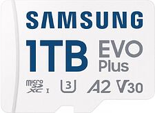 Карта памяти Samsung EVO Plus 2024 microSDXC 1TB (с адаптером) Карта памяти Samsung EVO Plus 2024 microSDXC 1TB (с адаптером)
