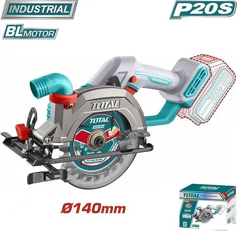 Дисковая (циркулярная) пила Total TSLI1402 (без АКБ)