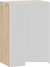 Шкаф навесной Трия Кимберли 1ВВ5 с одной дверью (дуб крафт золотой/сноу)