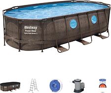 Каркасный бассейн Bestway Power Steel Ротанг 56716 (549x274x122) Каркасный бассейн Bestway Power Steel Ротанг 56716 (549x274x122)