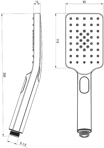 Душевая лейка Deante Alpinia NGA 051S