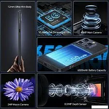 Смартфон Oukitel WP52 4GB/256GB (черный)