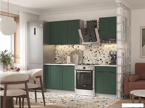 Готовая кухня Arvento АНТА-плюс 1.6м (зеленый)