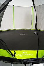 Батут Calviano Outside Master Green 374 см - 12ft (внешняя сетка, с лестницей)