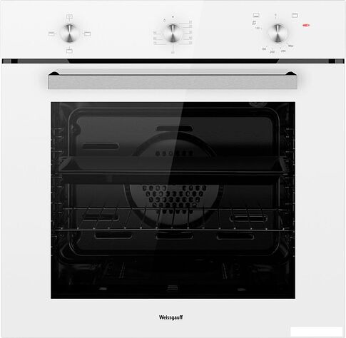 Газовый духовой шкаф Weissgauff WGO 702 White Glass