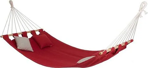 Подвесной гамак Гамак-Бай с брусками красный [SB279DP]