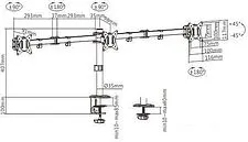 Кронштейн Gembird MA-D3-01