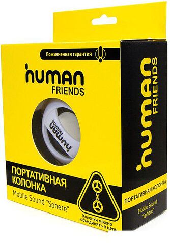 Портативная колонка Human Friends Sphere (белый)