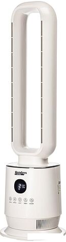 Безлопастной вентилятор Sundays Home NDY-EF601R (белый)