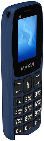 Кнопочный телефон Maxvi C45 (синий)
