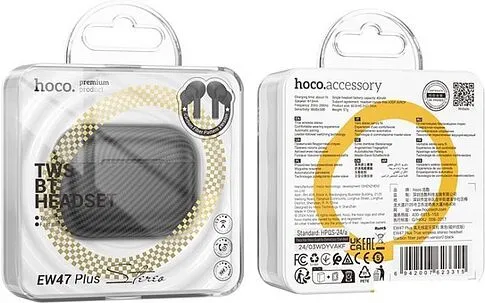 Наушники Hoco EW47 Plus (черный)