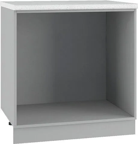 Шкаф напольный ДСВ Тренто СК2 800 (серый/белый)