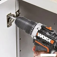 Дрель-шуруповерт Worx WX128.3 (с 2-мя АКБ, кейс)