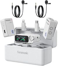 Радиосистема Saramonic Ultra (c 2 петличными микрофонами, белый)
