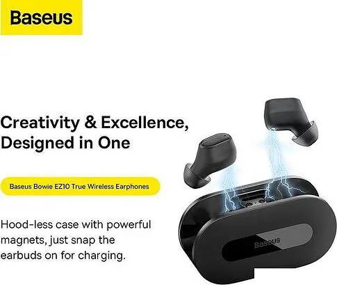 Наушники Baseus Bowie EZ10 (черный)