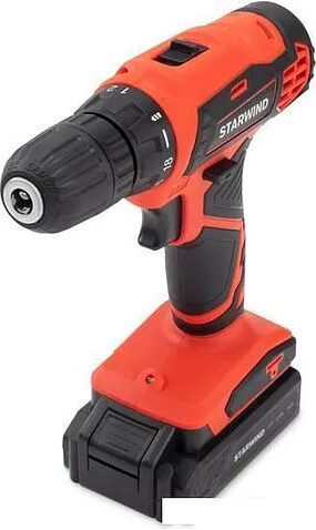 Дрель-шуруповерт StarWind DS-10-14B-2 KWCD2102 (с 2-мя АКБ, кейс)