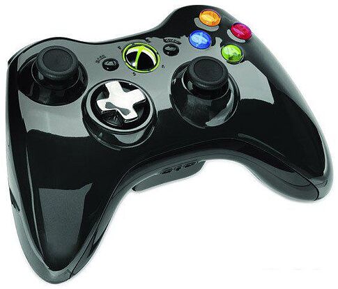 Геймпад Microsoft Xbox 360 Wireless Controller Chrome Black