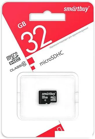 Карта памяти Smart Buy microSDHC SB32GBSDCL10-00LE 32GB
