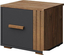 Тумба КМК Мебель Л Каен КМК 0991.30 (антрацит/дуб стирлинг/дуб артизан трюфель MDP 66)