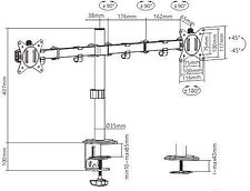 Кронштейн Gembird MA-D2-01 Кронштейн Gembird MA-D2-01