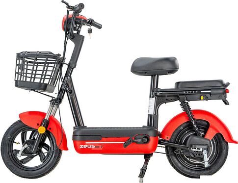 Электроскутер ZeuS Orion (красный)