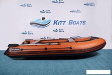 Моторно-гребная лодка KittBoats 390 НДНД (черный/оранжевый) Моторно-гребная лодка KittBoats 390 НДНД (черный/оранжевый)