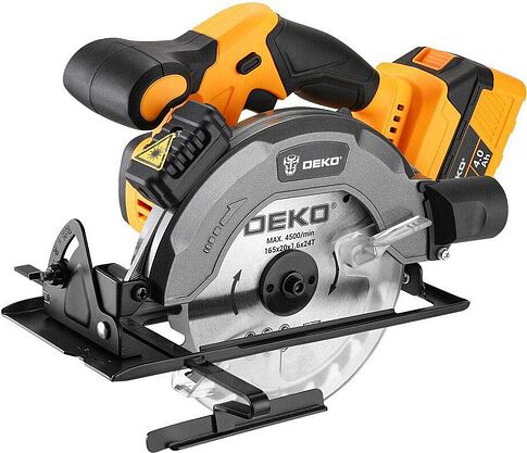 Дисковая (циркулярная) пила Deko DKCS20DA 085-1155 (с 1-им АКБ)