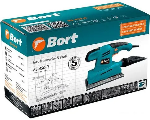Виброшлифмашина Bort BS-450-R