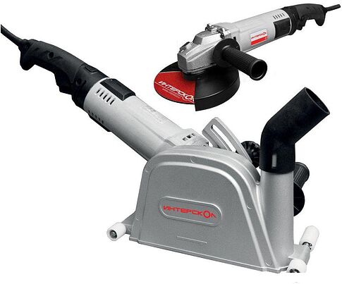 Интерскол ПД-125/1800Э + УШМ-150/1800Э 717.1.0.70 (штроборез, болгарка)