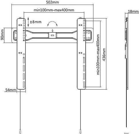 Кронштейн для телевизора Digis DSM-P5740