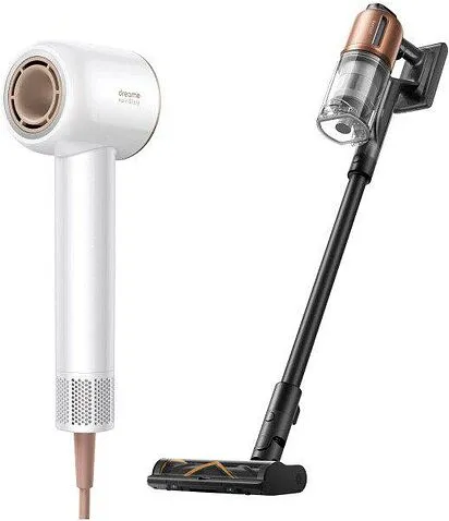 Пылесос Dreame Cordless Vacuum Cleaner Z20 VZV16A + Фен Dreame hairdryer Glory White AHD6A-WH (евровилка)