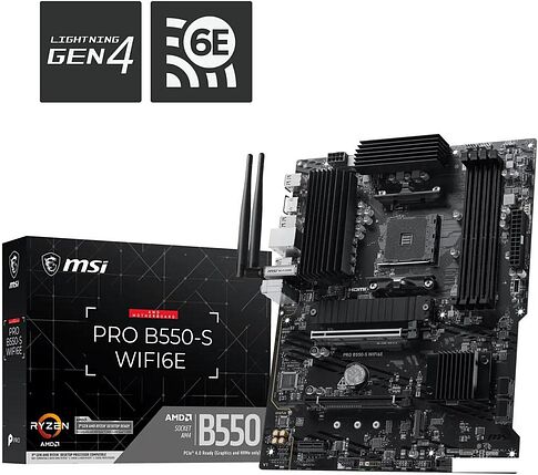 Материнская плата MSI Pro B550-S WiFi6E