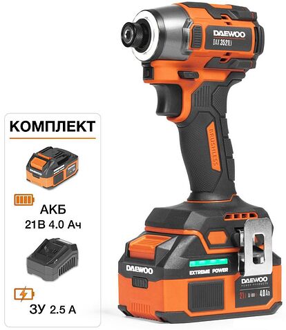 Винтоверт Daewoo Power DAX 3521Li SET (с 1-им АКБ, кейс)