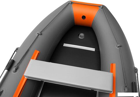 Моторная лодка Roger Boat Hunter Keel 3500 (малокилевая, графит/оранжевый)
