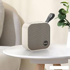 Беспроводная колонка Hoco HC22 (бежевый) Беспроводная колонка Hoco HC22 (бежевый)