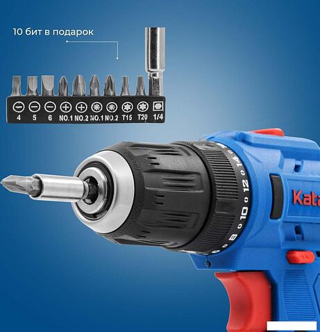 Дрель-шуруповерт Katana CD 3000 (с 1-им АКБ 1.5 Ач)