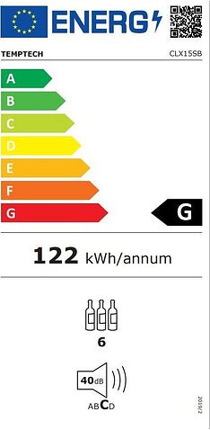 Винный шкаф Temptech CLX15SB