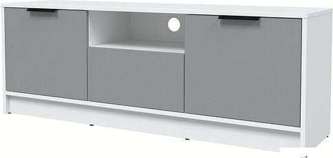 Тумба Интерлиния ТВ Концепт КТ-ТВ3-50 (серебро/белый платинум)