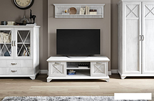 Тумба Империал Лорена 2д (бетон-паин белый)