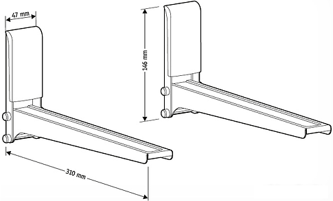 Кронштейн Holder MWS-2005 (белый)