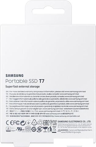Внешний накопитель Samsung T7 500GB (синий)