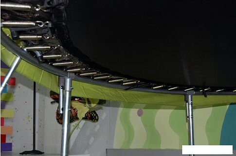 Батут Atlas Sport 312 см - 10ft Master (с лестницей, зеленый)